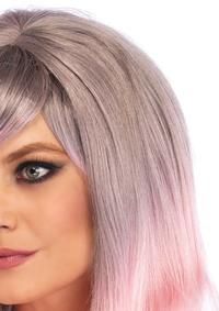 BLENDED TWO-TONE PASTEL LONG WAVY WIG