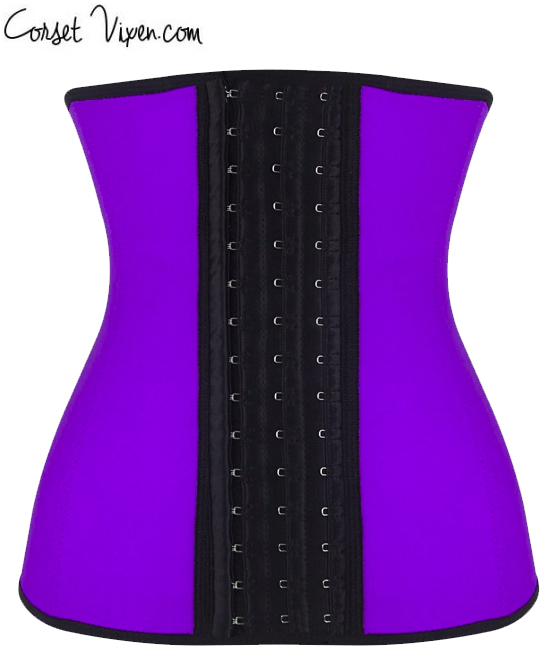 Latex Body Shaper (Color: B B P P O: Purple)