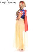 4 PC Sexy Snow white Princess Costume