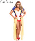 4 PC Sexy Snow white Princess Costume