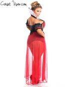 5 PC Sexy Queen of Hearts Costume