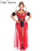 5 PC Sexy Queen of Hearts Costume