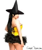 Pin-up Yellow Witch Corset Costume