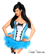 Plus Size 4 Piece Alice Corset Costume