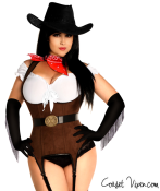 Ride 'em Cowgirl Corset Costume