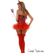 Sequence Devil Corset Costume