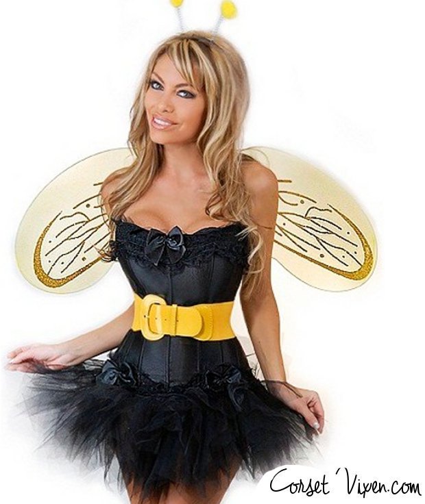 Sexy Corset Bumblebee Costume