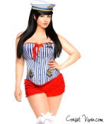 Simple Sailor Corset Costume