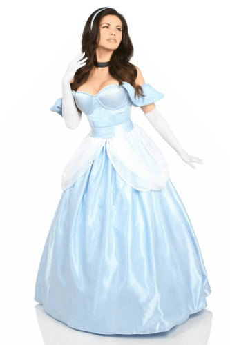 Cinderella Top Drawer 6 PC Fairytale Princess Corset Costume