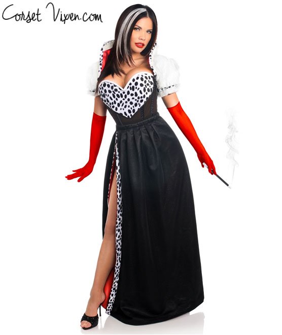 Sexy Cruella Deville Costume | Cruella de Corset Costume