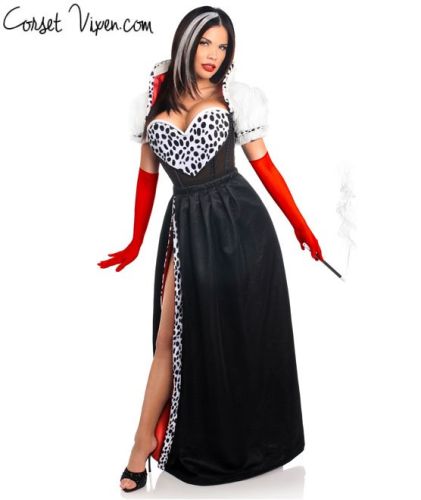 Cruella de Vil Corset Costume