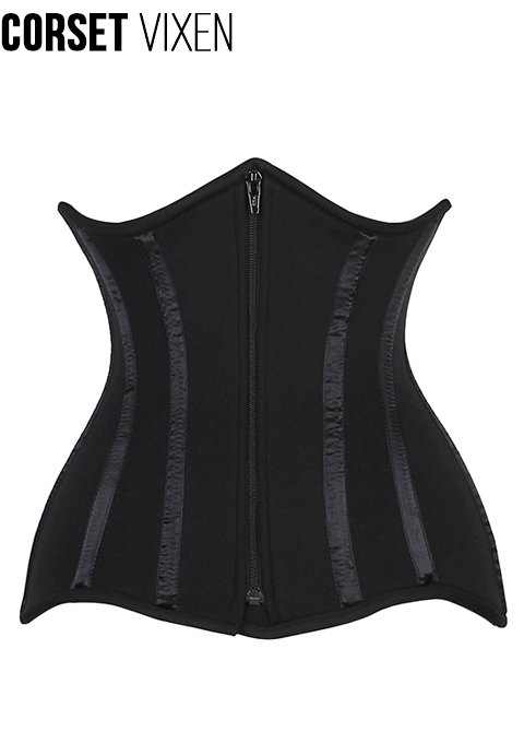 Steel Boned Under Bust Neoprene Corset Body Shaper