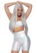 Holographic Bandeau And Shorts Set