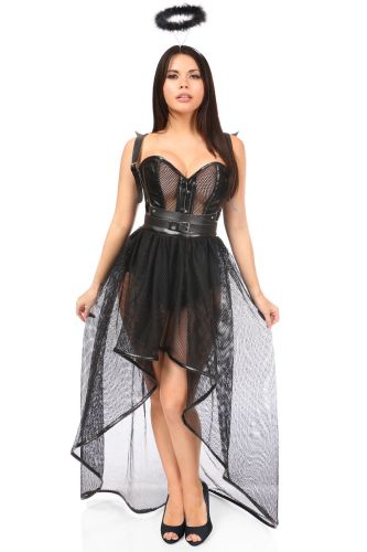 Lavish Gothic Angel Corset Costume