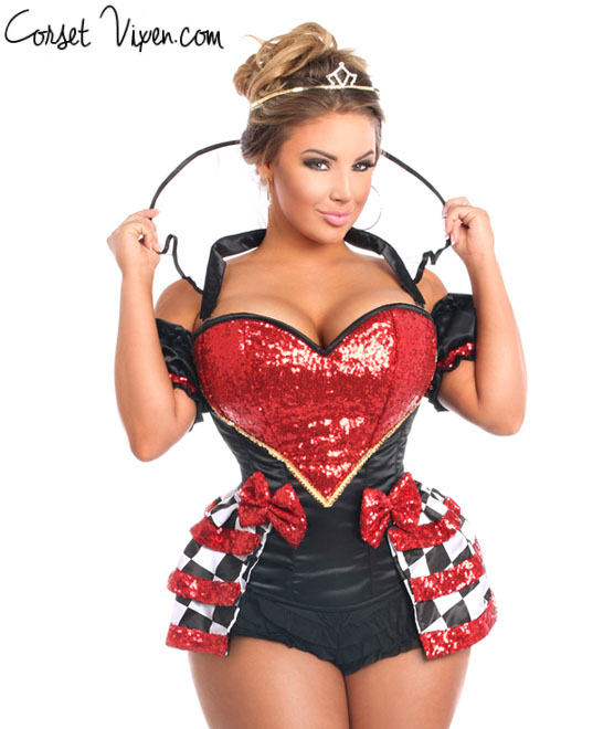 sexy red queen costume
