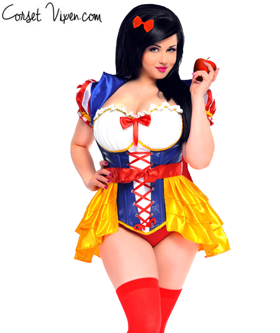 Sexy Snow White Corset Costume