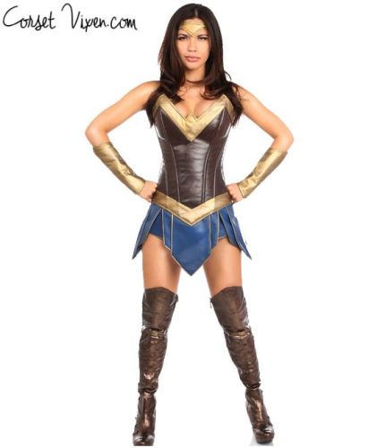 Sexy Wonder Woman Corset Costume