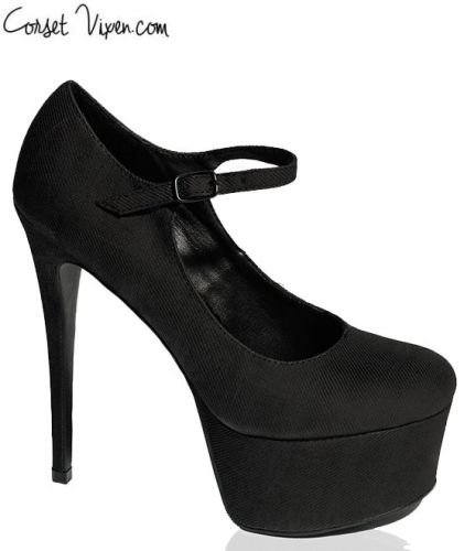 Stiletto Platform Mary Jane Shoes