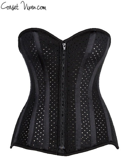 Steel Boned Ventilated Overbust Curvy Neoprene Corset