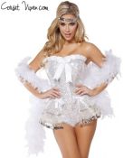 White Flirty Flapper Costume