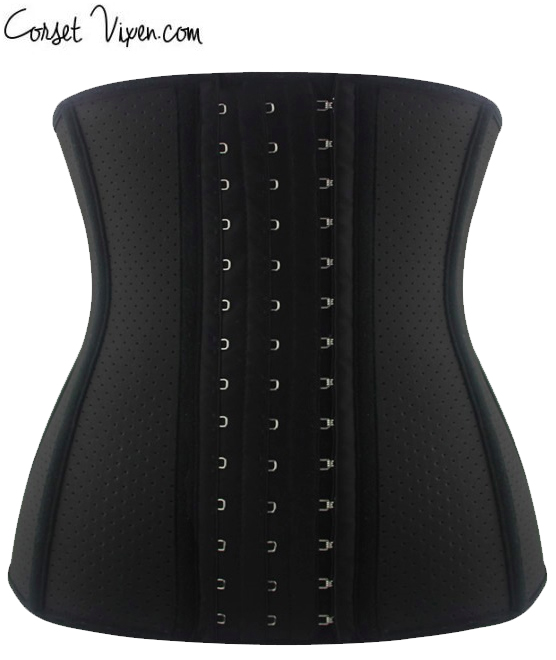 Latex Shaper Waist Training Corset (Color: Black)