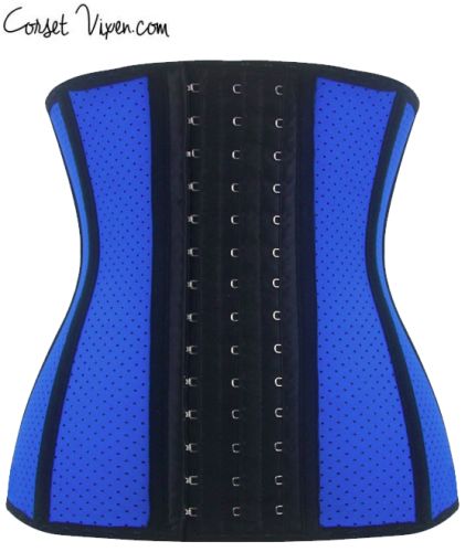 Latex Shaper Waist Training Corset (Color: Blue)