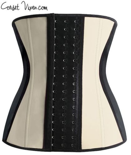 Latex Waist Training Corset (Color: PTP: Tan)